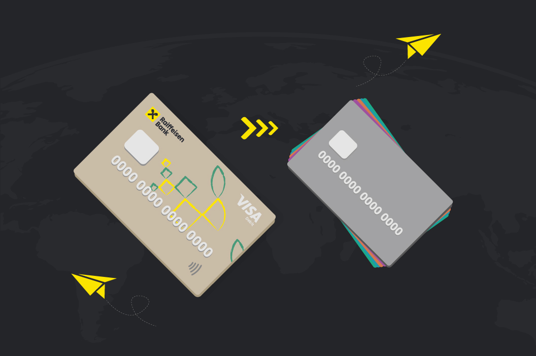 Transfer money from card to card, within minutes!